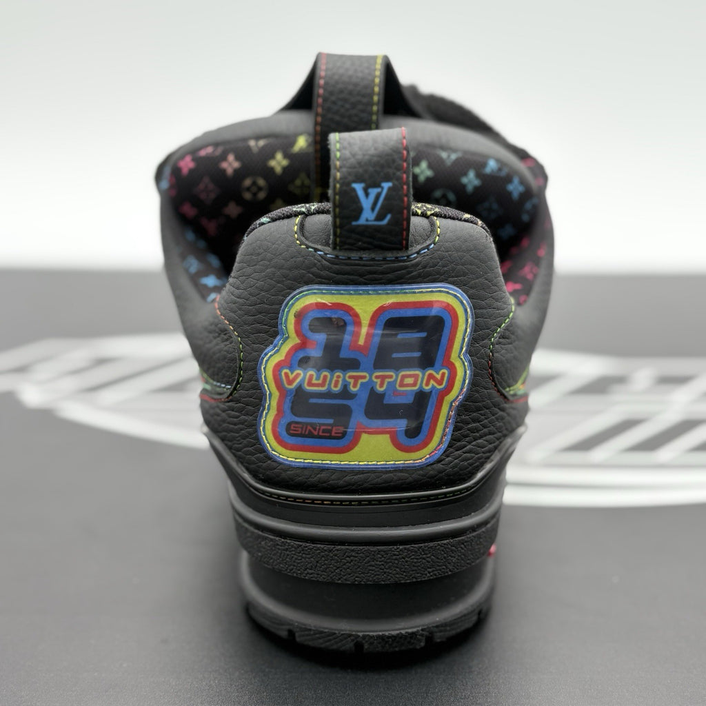 Size 9 LV (10-10.5 US) - Louis Vuitton Skate ' Black Multicolor ' | SUPER CLEAN!