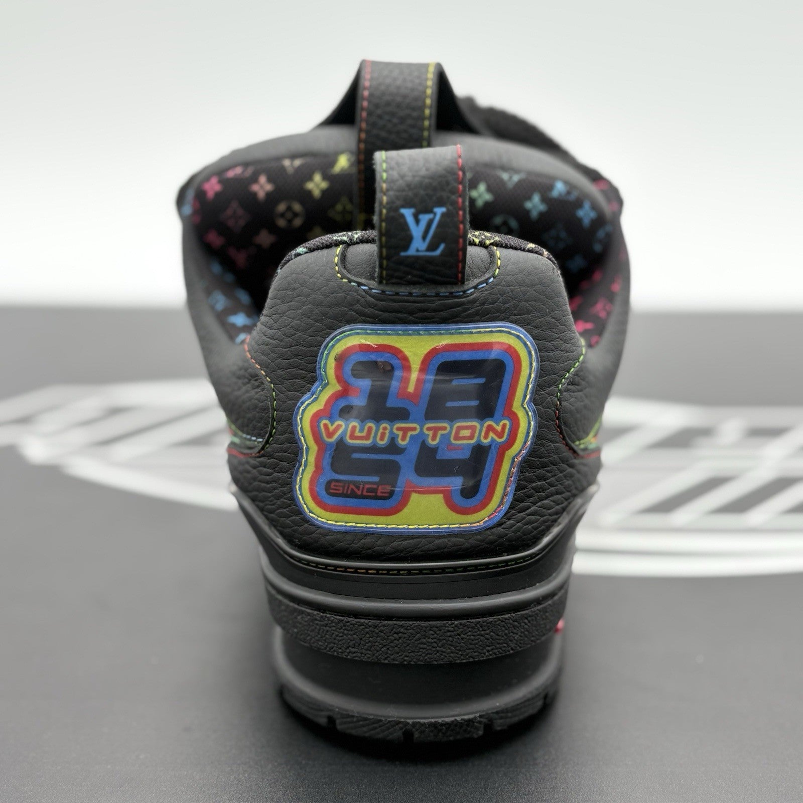 Size 9 LV (10-10.5 US) - Louis Vuitton Skate ' Black Multicolor ' | SUPER CLEAN!