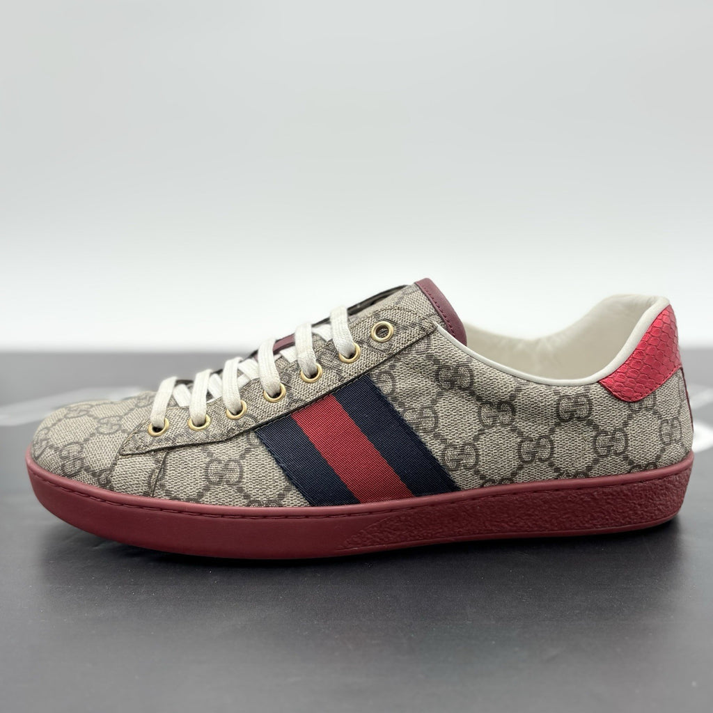 Size 8 G (8.5 US) Gucci Ace GG Supreme ' Beige ' | GREAT CONDITION!