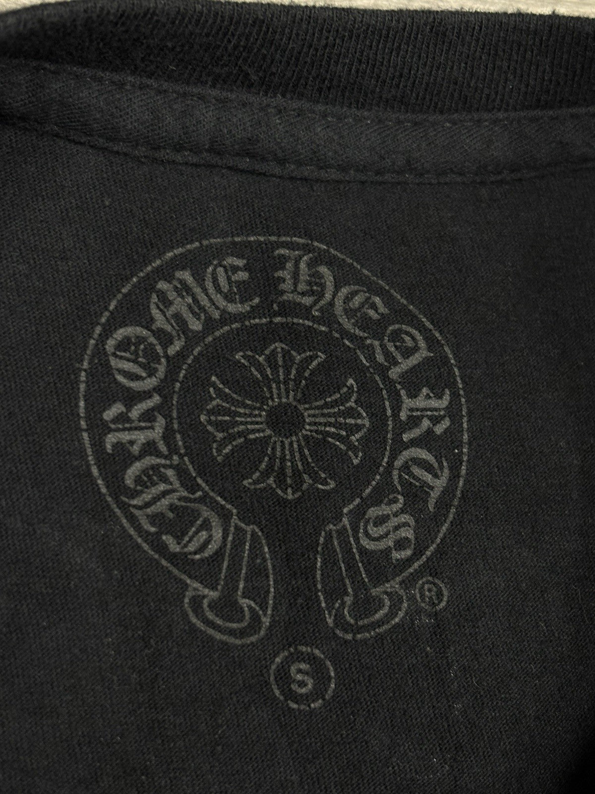 Size Small - Chrome Hearts Script Dagger Logo T-Shirt ' Black ' | GREAT COND!