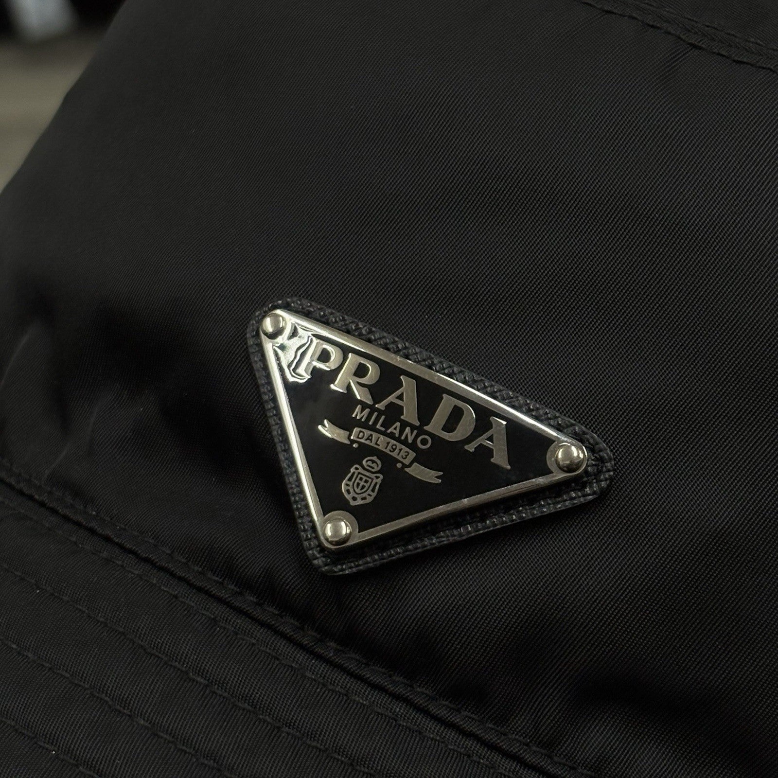 Prada Re-Nylon Bucket Hat ' Black ' | SUPER CLEAN!