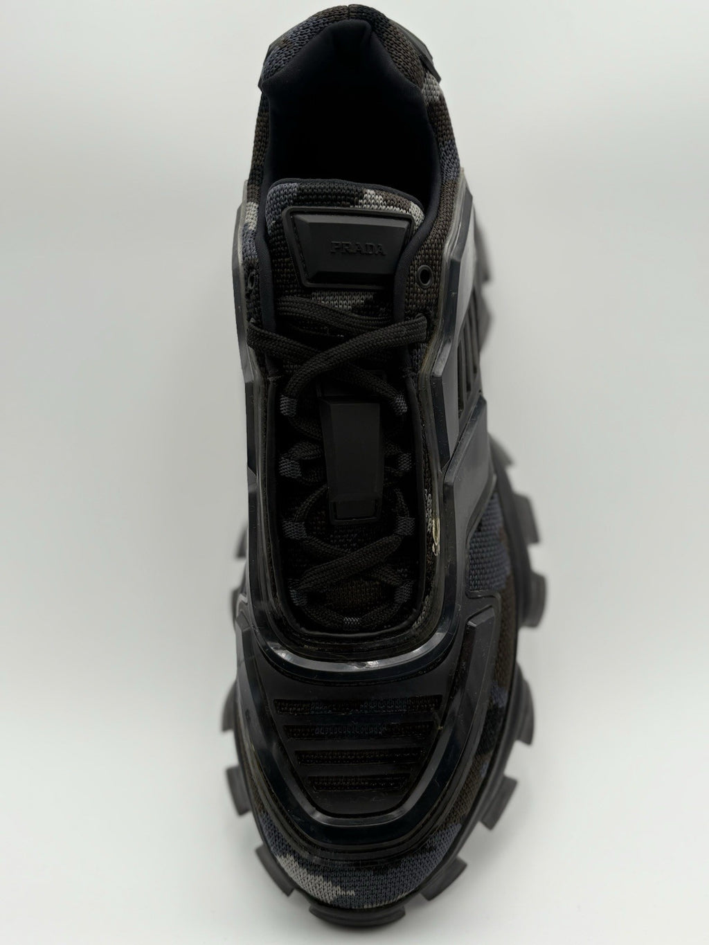 Size 11 UK (12 US) Prada Cloudbust Thunder ' Camo - Smokey Grey ' | SUPER CLEAN!