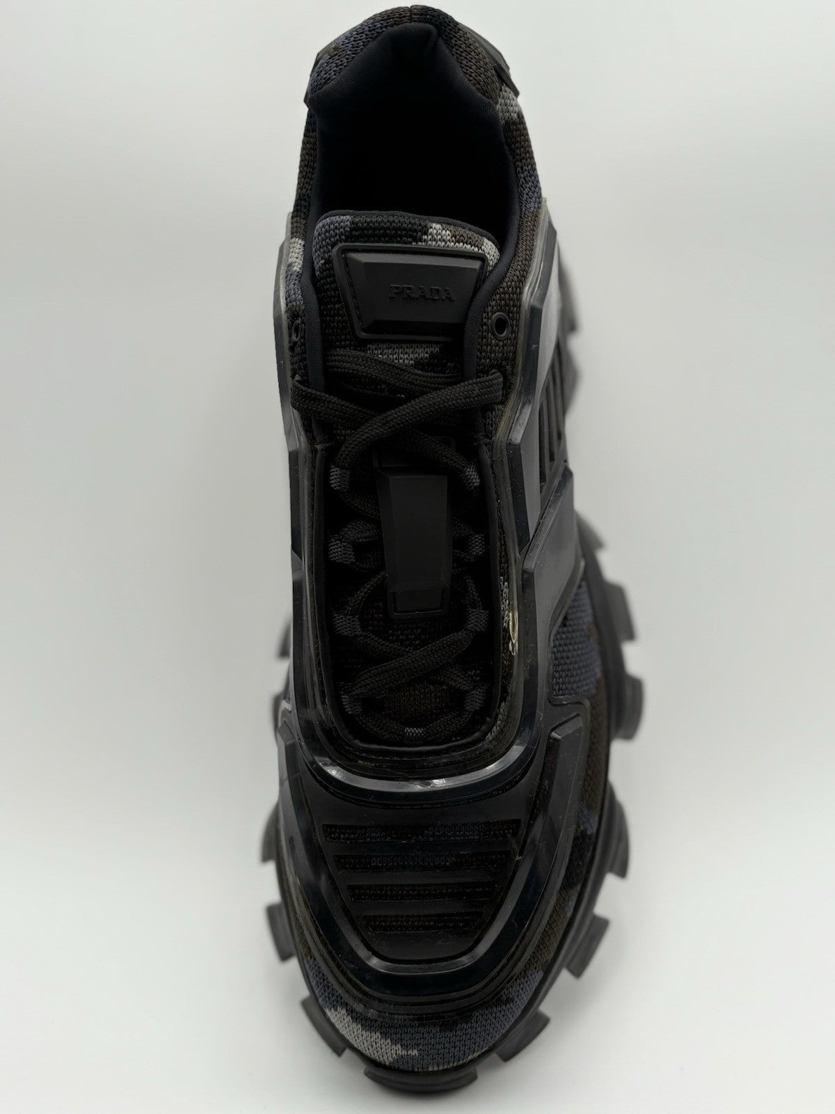 Size 11 UK (12 US) Prada Cloudbust Thunder ' Camo - Smokey Grey ' | SUPER CLEAN!