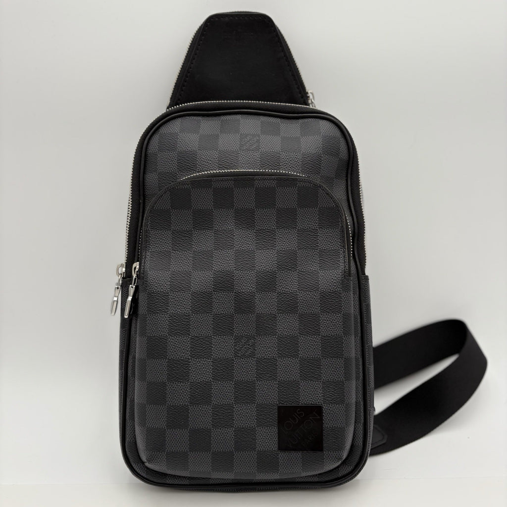 Louis Vuitton Sling Bag Damier Graphite Canvas ' Black ' | SUPER CLEAN!