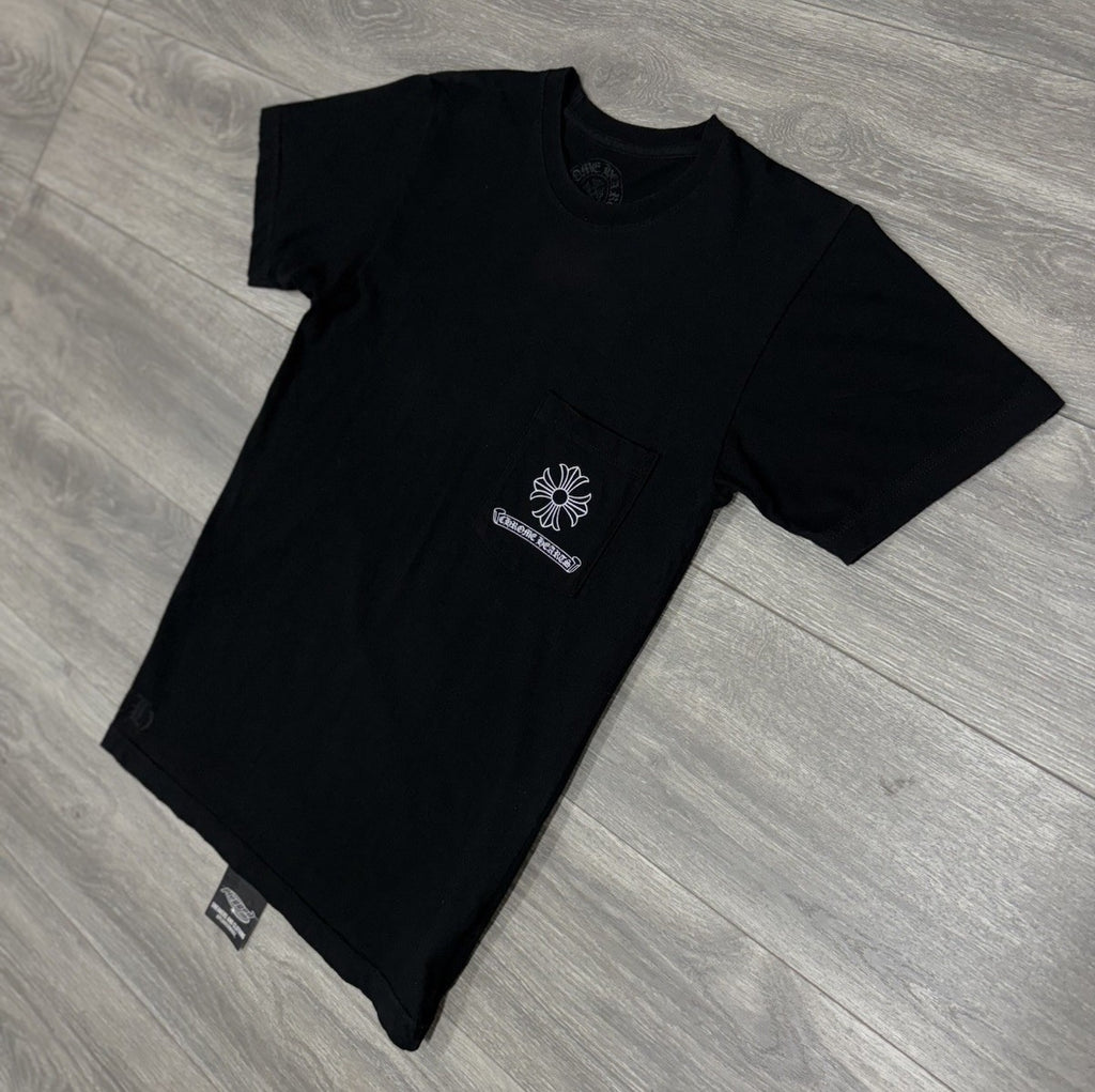 Size Small - Chrome Hearts Script Dagger Logo T-Shirt ' Black ' | GREAT COND!