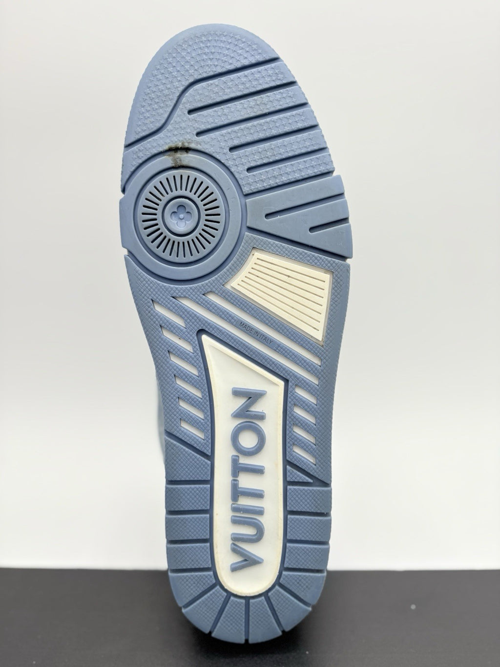 Size 11 LV (12-12.5 US) Louis Vuitton Denim Trainer ' Blue ' | SUPER CLEAN!