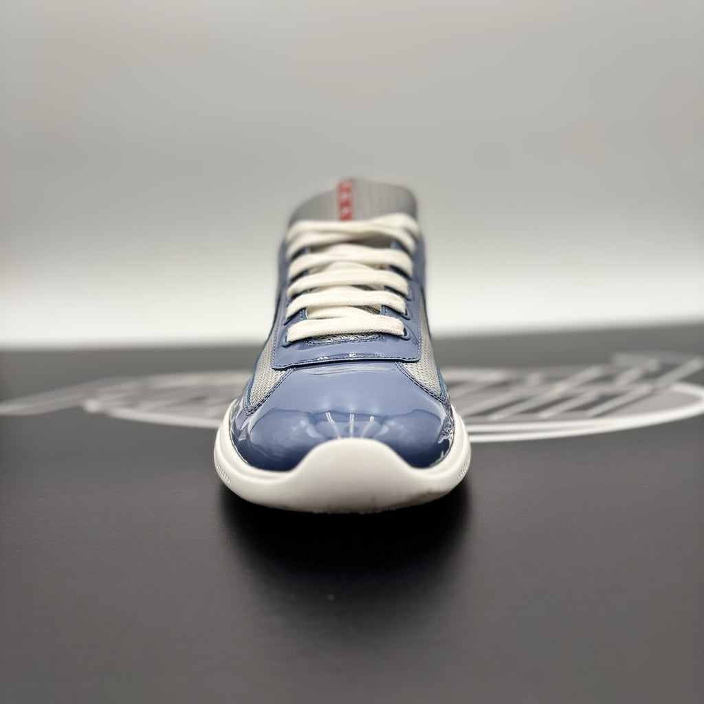 Size 7 UK (8 US) - Prada Americas Cup ' Aviation Blue, Silver' | GOOD CONDITION!