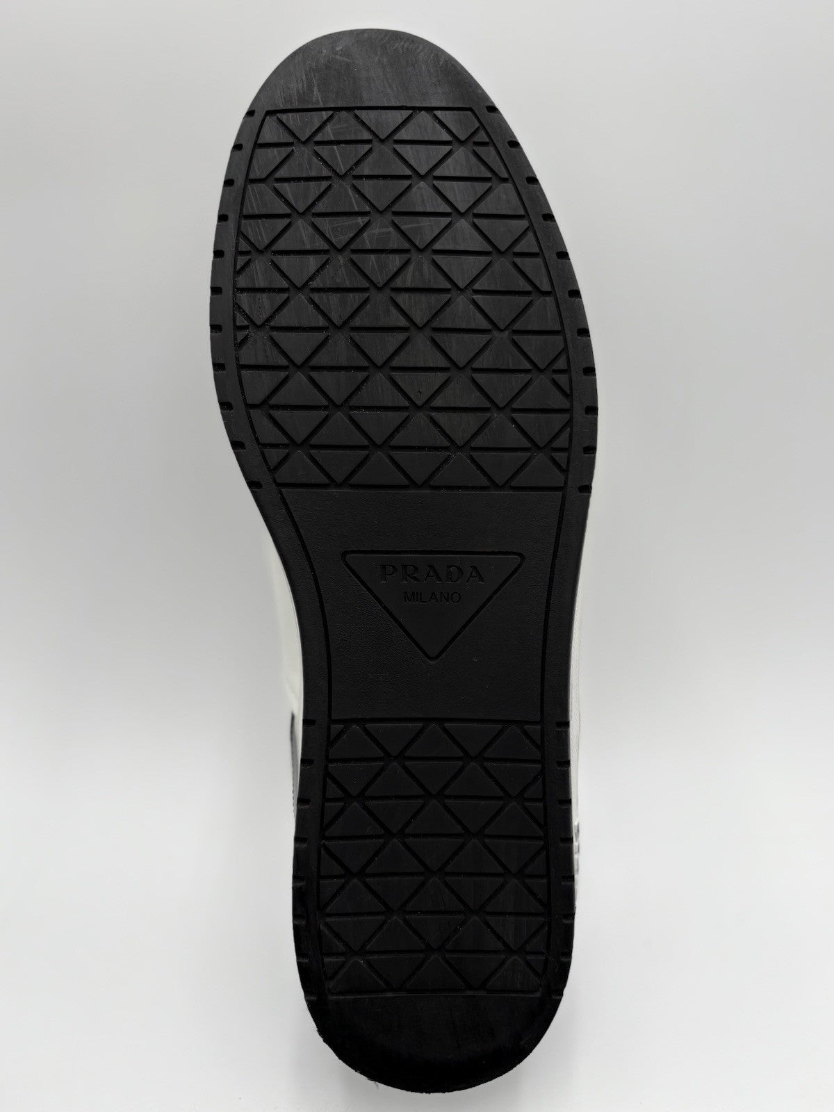 Size 11 UK (12 US) - Prada Downtown Low Leather ' Black White ' | SUPER CLEAN!