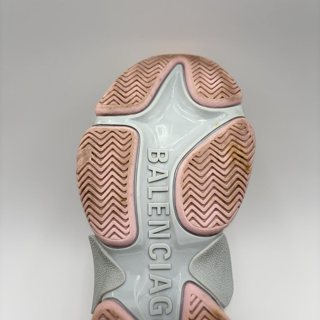 Size 40 (7 US) - Balenciaga Triple S Sneaker ' White, Pink ' | GREAT COND