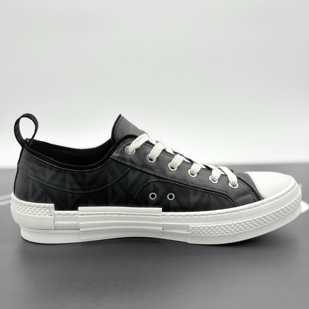 Size 45 (12 US) - Dior B23 Low ' Black Canvas ' | SUPER CLEAN!