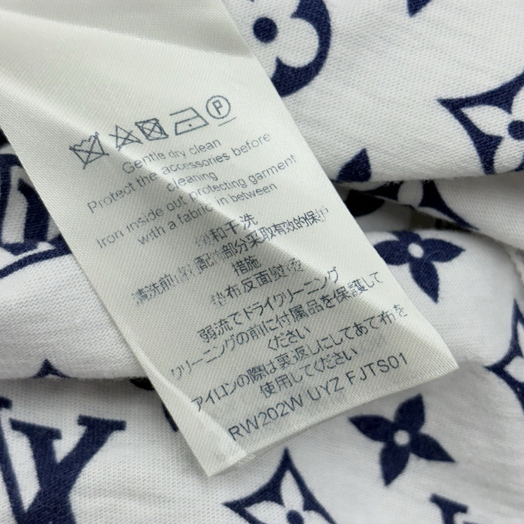 Size M - Louis Vuitton Monogram Printed With Chain ' White Blue ' | SUPER CLEAN!