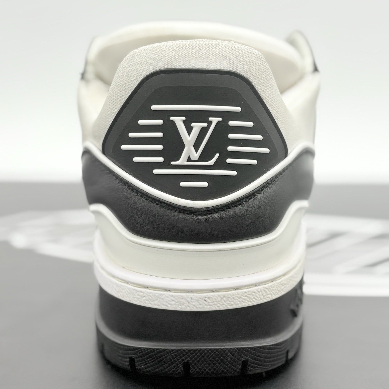 Size 12 LV (13-13.5 US) - Louis Vuitton Maxi ' Black White ' | SUPER CLEAN!