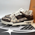 Size 9 LV (10-10.5 US) - Louis Vuitton Trainer ' Monogram Brown Ebene ' | GREAT!