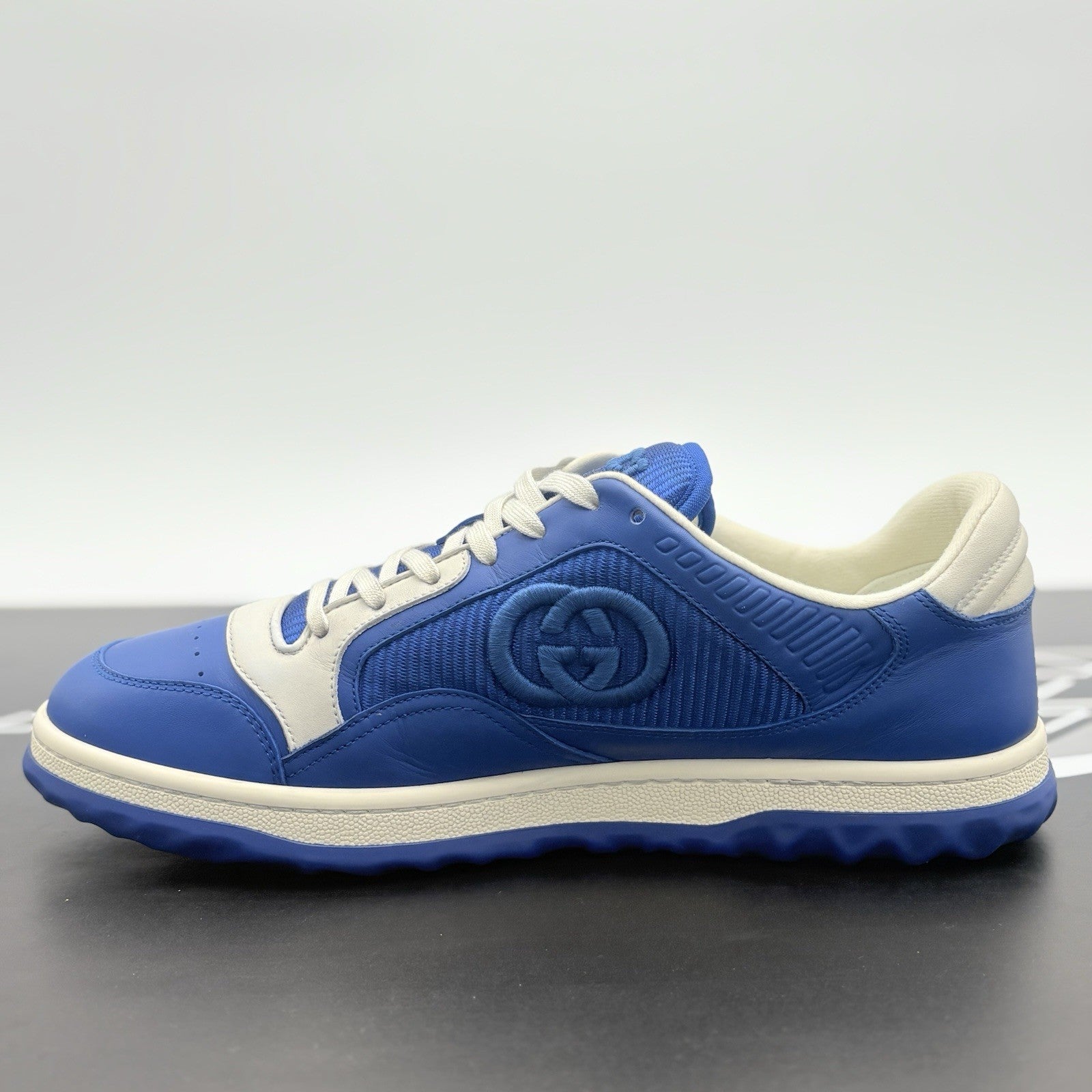Size 9 G (9.5 US) Gucci MAC80 Sneaker  ' Blue White ' | EXCELLENT CONDITION!