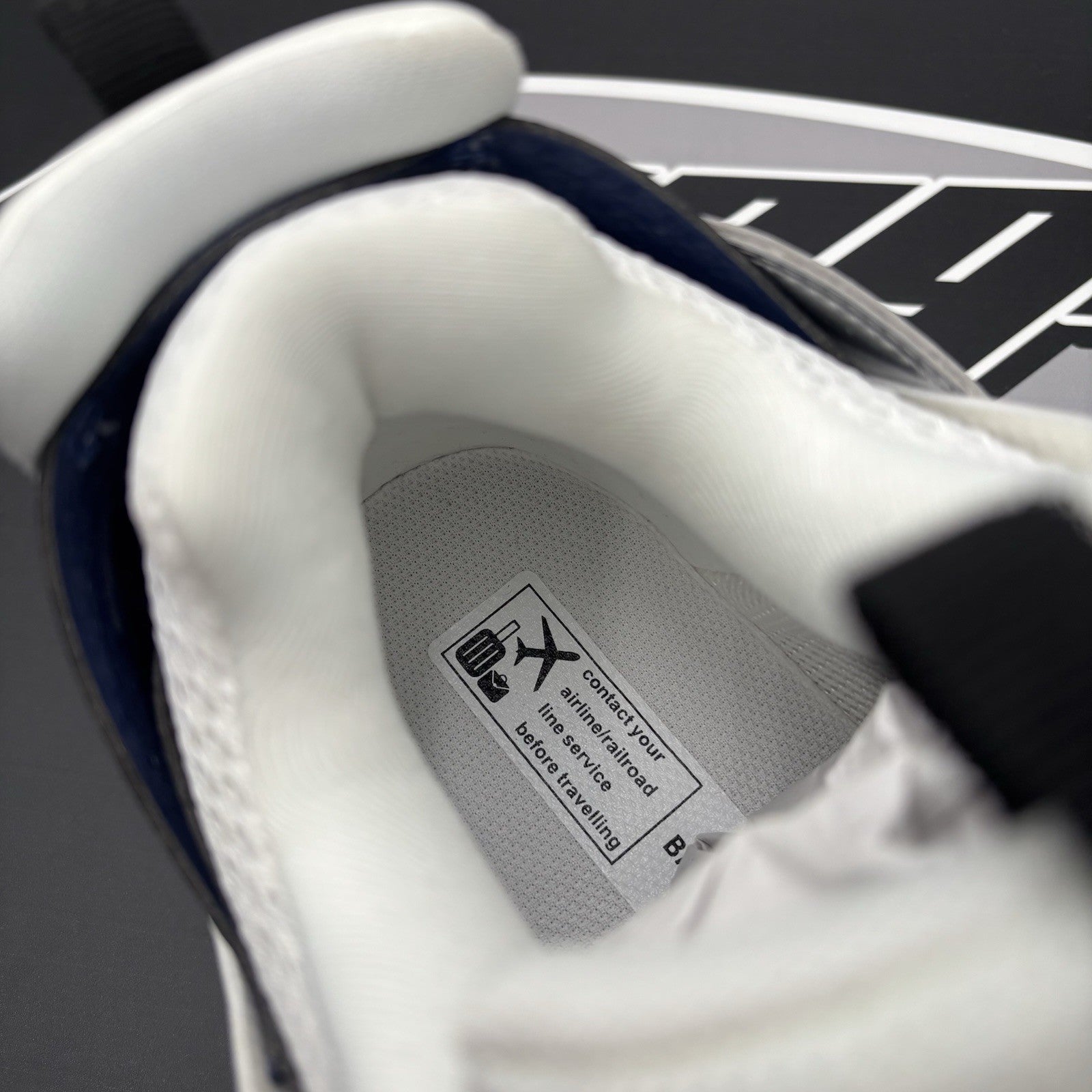 Size 46 (13 US) - Balenciaga Track LED Sneaker ' Silver Navy ' | BRAND NEW!