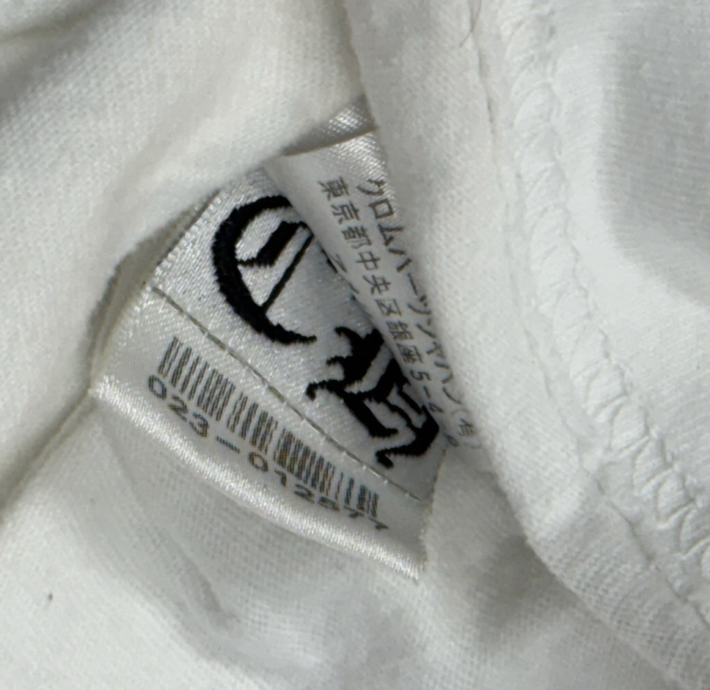 Size Medium - Chrome Hearts Tokyo Exclusive Scroll Label T- Shirt ' White '