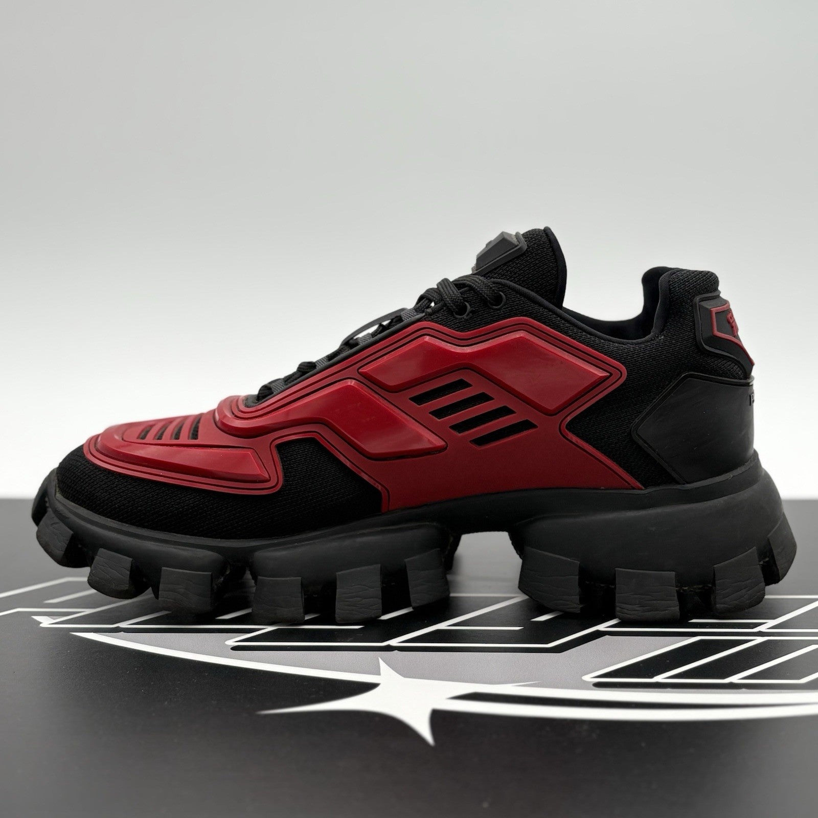 Size 9 UK (10 US) - Prada Cloudbust Thunder ' Red Black ' | GREAT CONDITION!