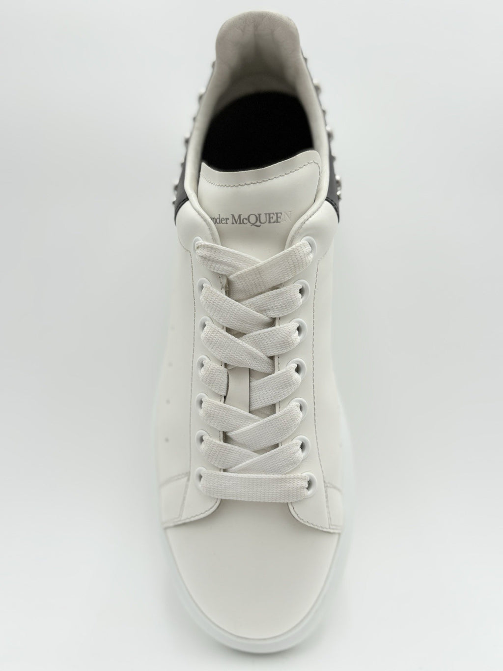Size 45 (12 US) Alexander McQueen Studded Oversized ' White Black ' | GREAT COND
