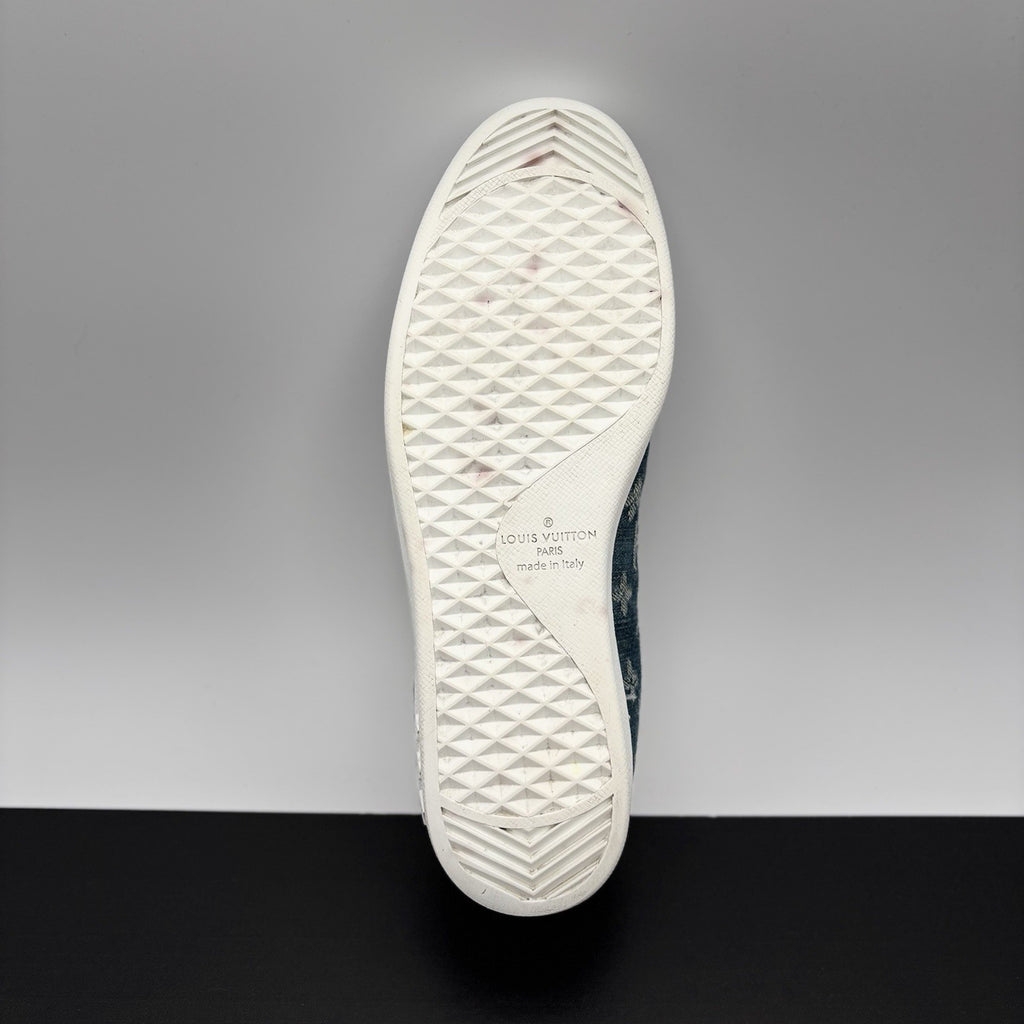 Size 11 LV (12-12.5 US) - Louis Vuitton Luxembourg ‘ Denim Monogram ‘ | GOOD!