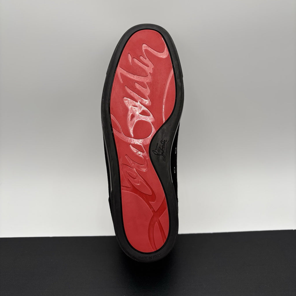 Size 46 (13 US) Christian Louboutin Low Spiked  ' Black ' | GREAT!