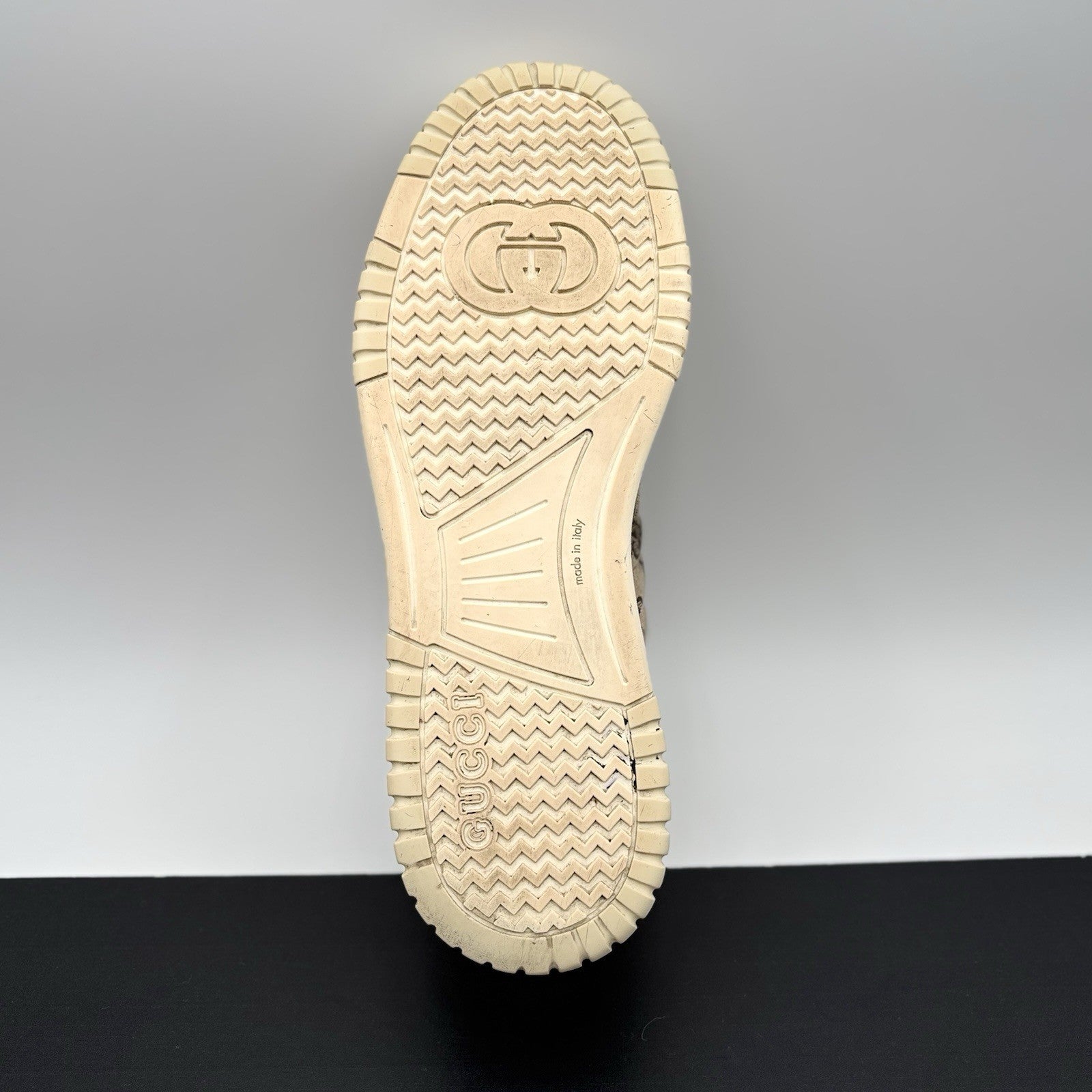 Size 11 G (12 US) - Gucci Re-Web Sneakers GG ‘ White, Beige ‘ | GOOD CONDITION!