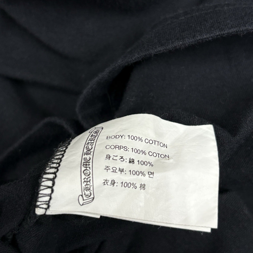 Size L - Chrome Hearts Fleur Scroll Logo T-Shirt ' Black ' | ONLY WORN ONCE!