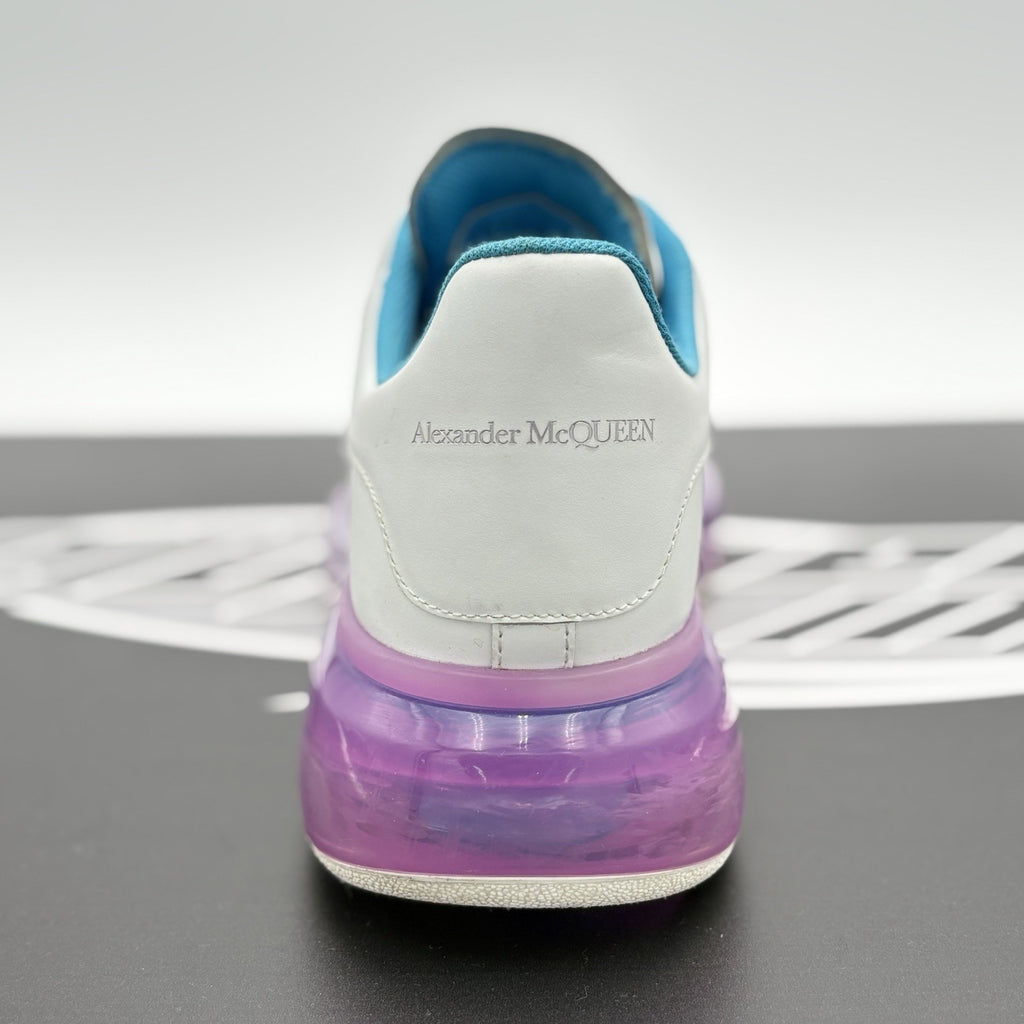 Size 42 (9 US) Alexander McQueen ' Transparent Sole White Purple ' | GREAT COND!