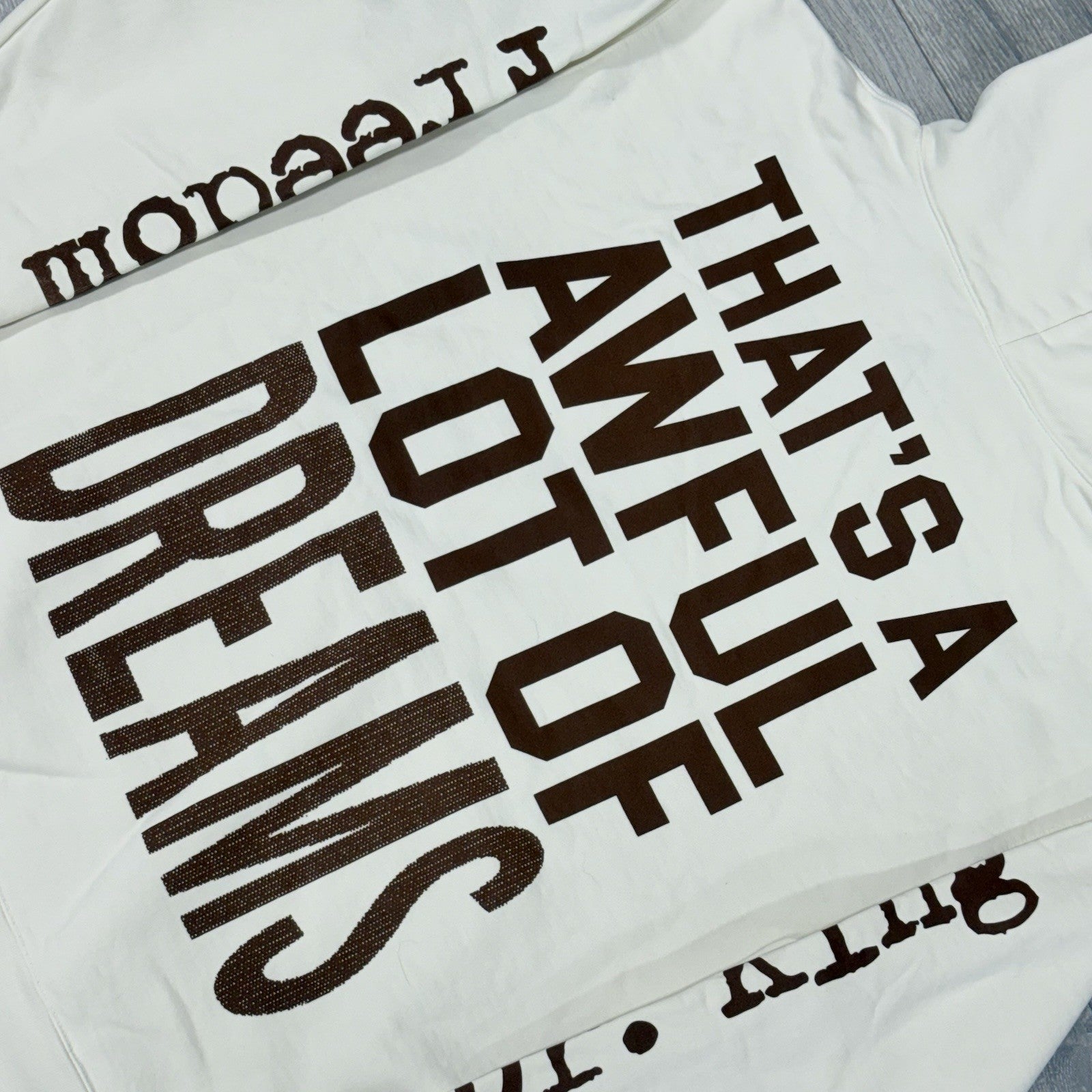 Size M - Thats An Awful Lot Of Cough Syrup "Awful Lot Of Dreams" ' Beige ' | NEW