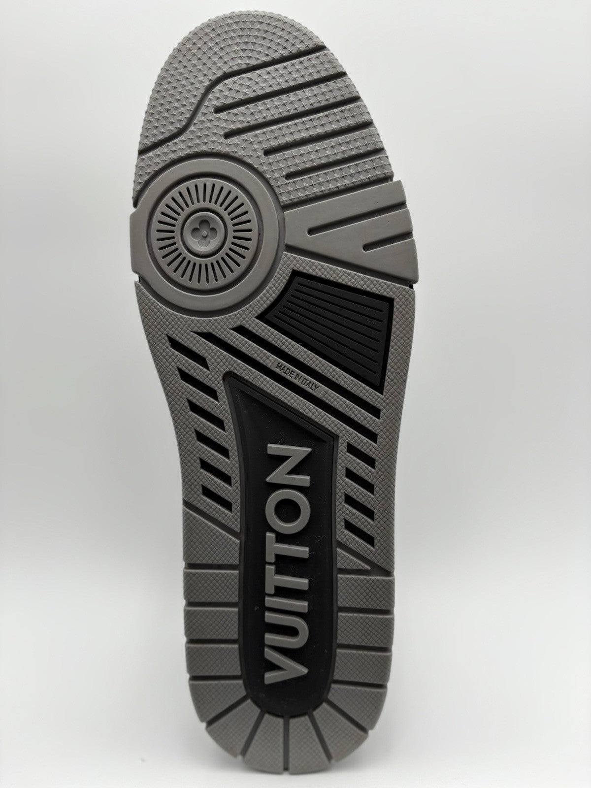 Size 11 LV (12-12.5 US) Louis Vuitton Croc Denim Strap Trainer ' Black ' WORN 1x