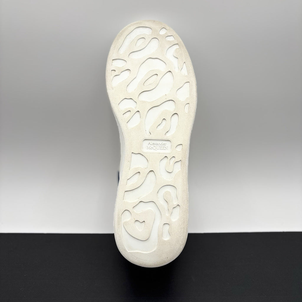 Size 45 (12 US) - Alexander McQueen Oversized ' White, Blue ' | GREAT CONDITION!