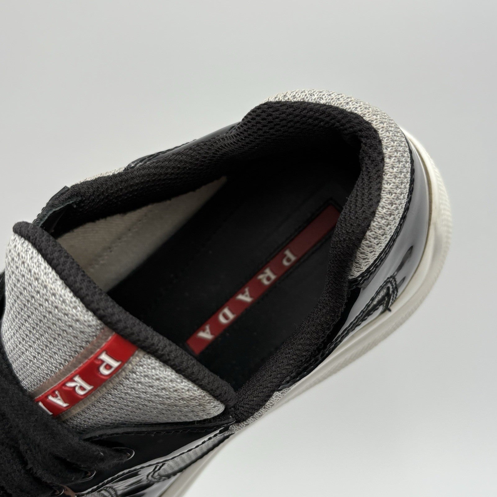 Size 6 UK (7 US) - Prada Americas Cup ' Black Grey ' | GREAT CONDITION!