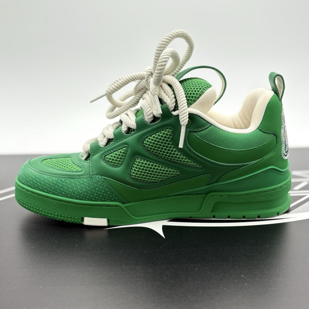Size 8 LV (9-9.5 US) - Louis Vuitton Skate ' Green White ' | SUPER CLEAN!