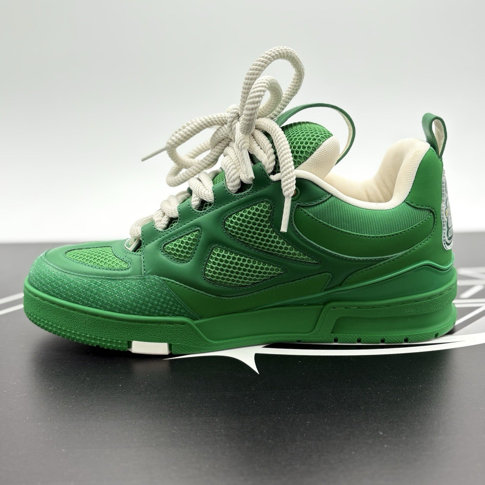 Size 8 LV (9-9.5 US) - Louis Vuitton Skate ' Green White ' | SUPER CLEAN!