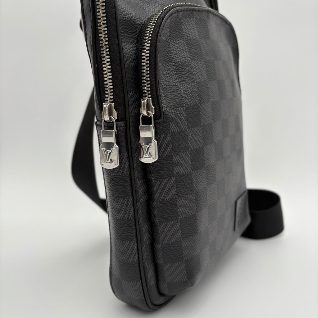 Louis Vuitton Sling Bag Damier Graphite Canvas ' Black ' | SUPER CLEAN!