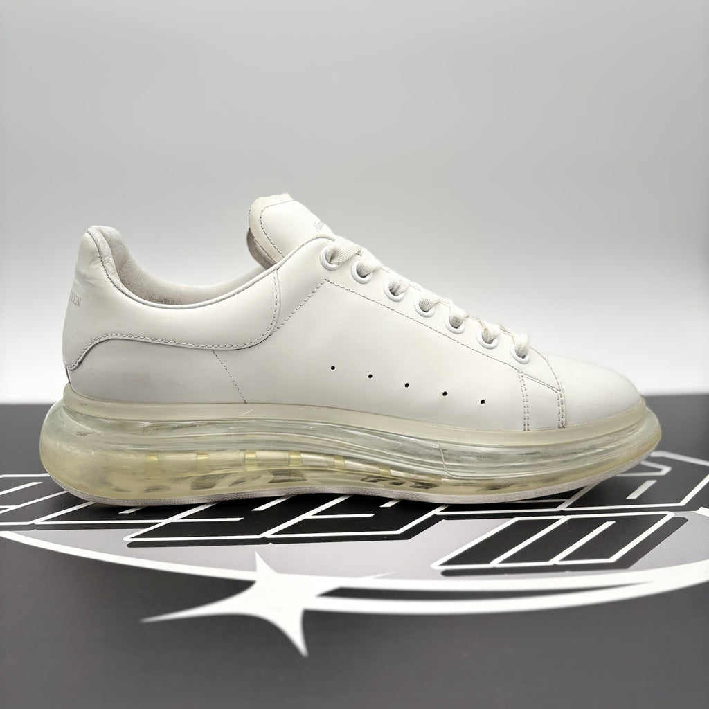 Size 45 EU (12 US) - Alexander McQueen ‘ White Clear Sole ‘