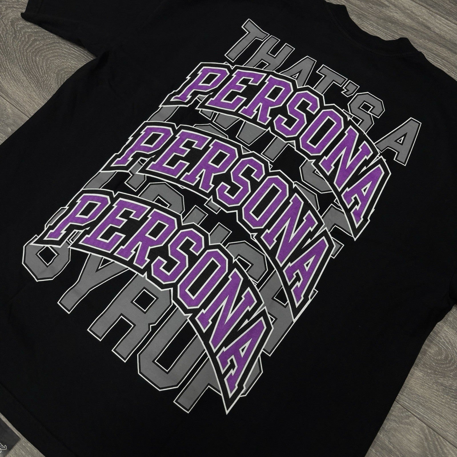 Size XXL - That’s A Awful Lot Of Cough Syrup X Persona T-Shirt ' Black ' | NEW!