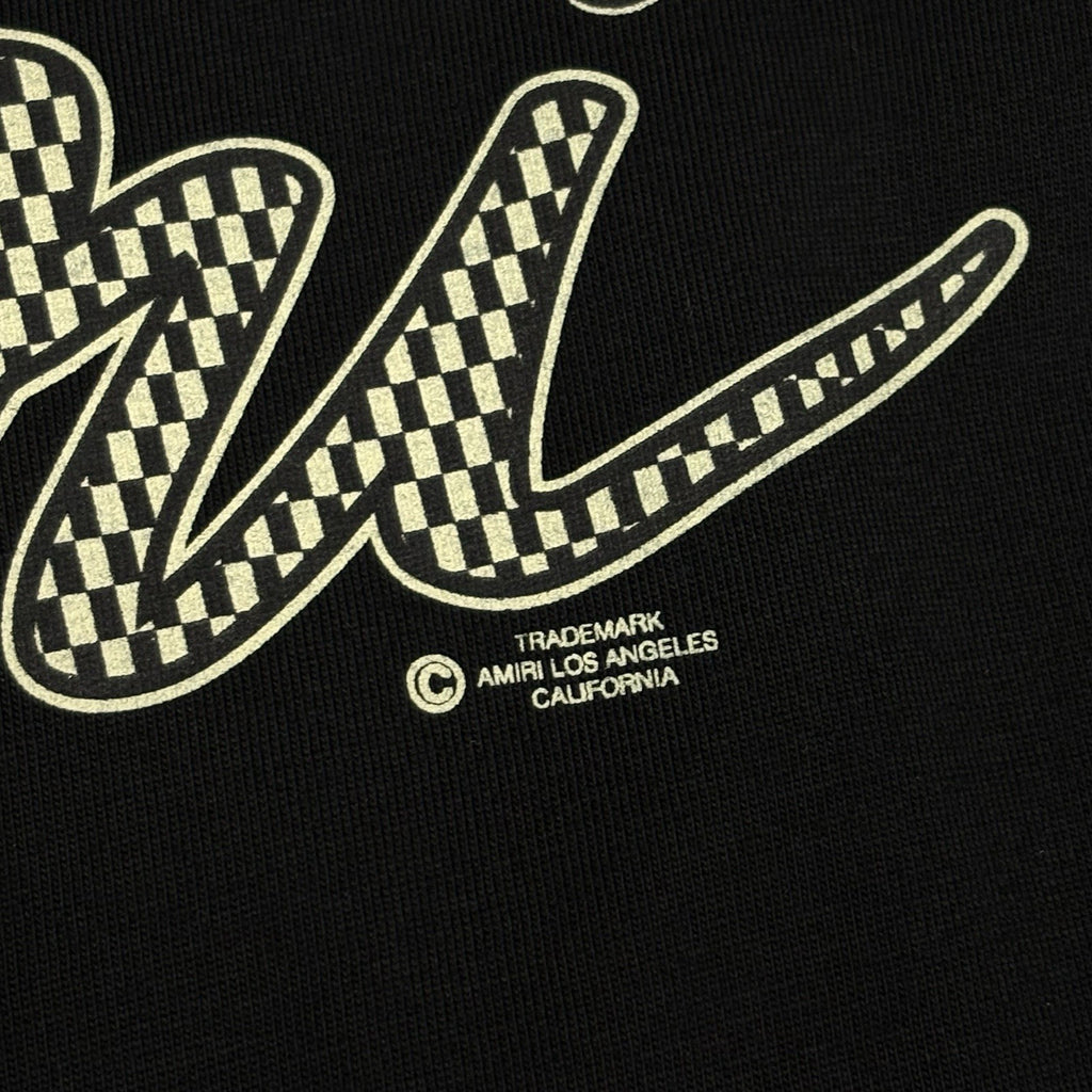 Size XL - Amiri Script Logo T-Shirt ' Black ' | 100% AUTHENTIC!
