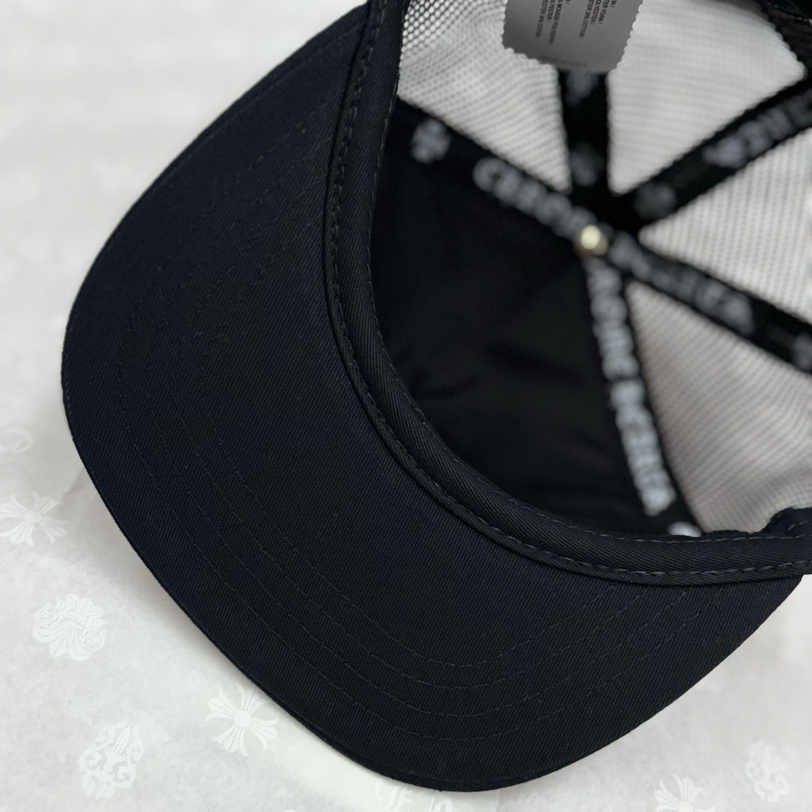 Chrome Hearts Triple Cross Cemetery Trucker Hat ' Black ' | BRAND NEW!