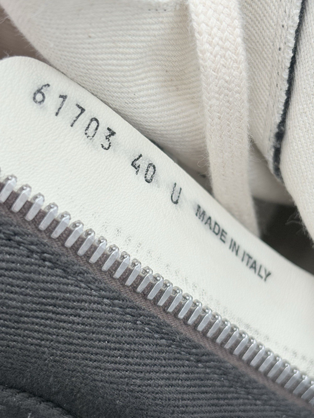 Size 43 (10 US) Rick Owens DRKSHDW Abstract Low ' Black Milk ' | GREAT CONDITION