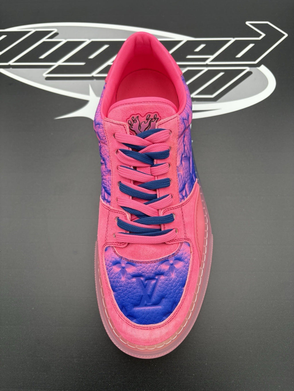 Size 7 LV (8-8.5 US) Louis Vuitton Ollie Richelieu ' Pink ' | ONLY TRIED ON!