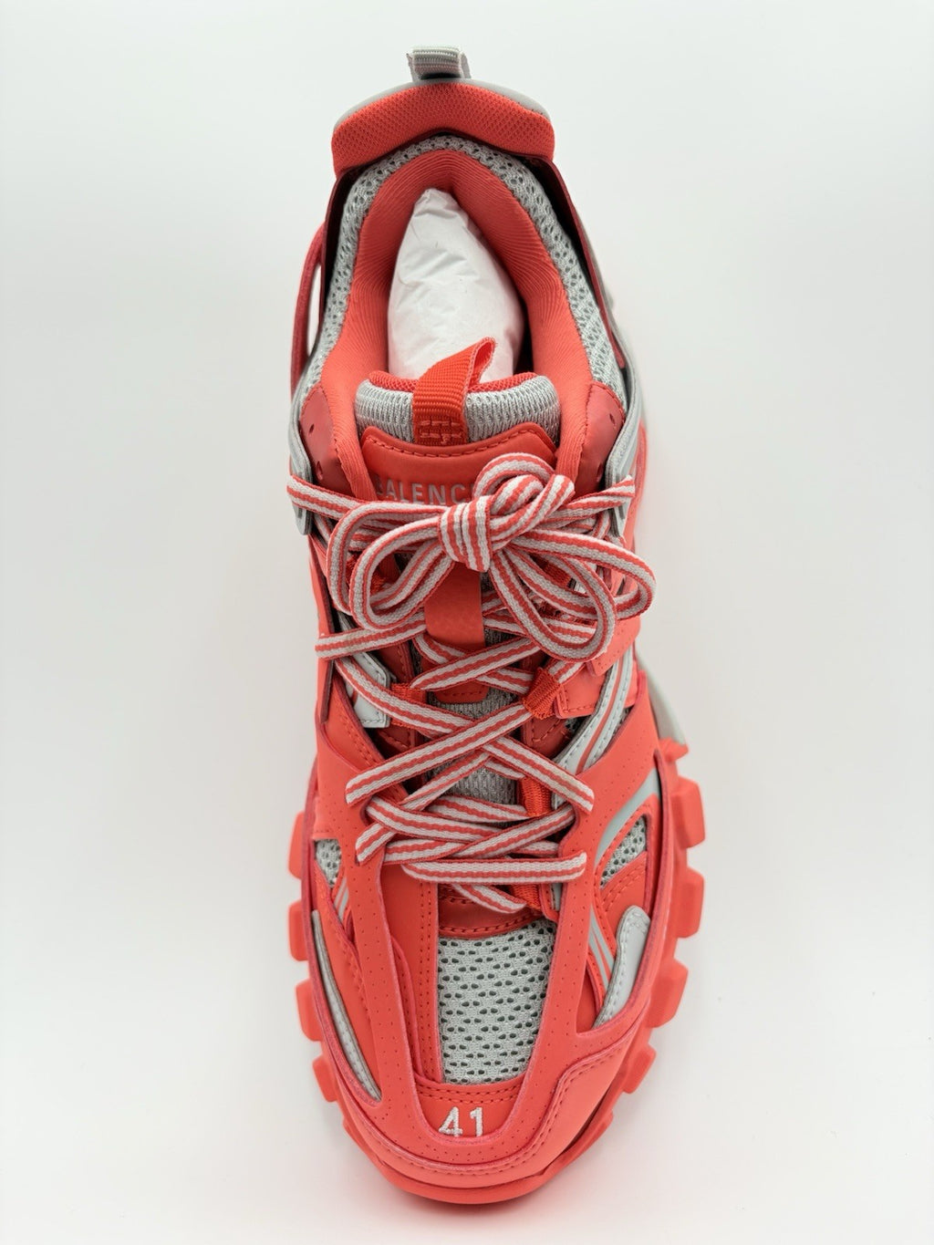 Size 41 (8 US) - Balenciaga Track Sneaker ' Orange Gray ' | BRAND NEW!