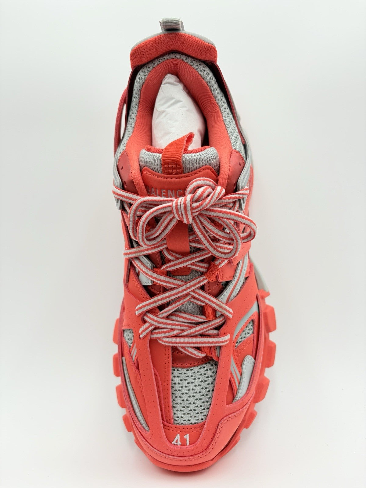 Size 41 (8 US) - Balenciaga Track Sneaker ' Orange Gray ' | BRAND NEW!
