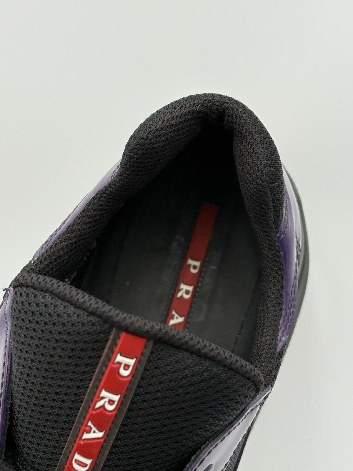 Size 8 UK (9 US) - Prada Americas Cup ' Violet Black ' | SUPER CLEAN!