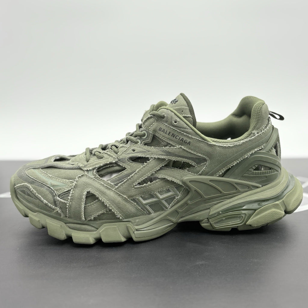 Size 45 (12 US) - Balenciaga Track.2 Sneakers ' Khaki Green ' | GREAT CONDITION!