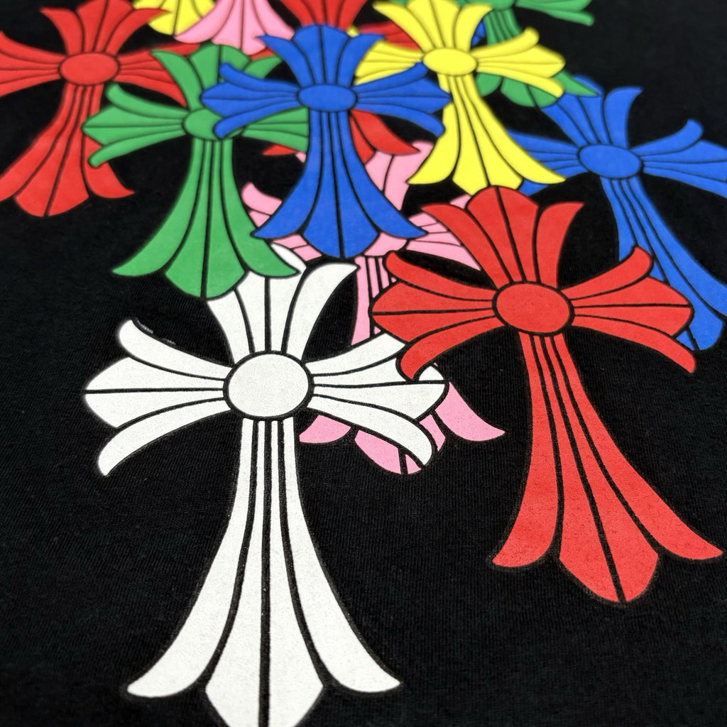 Size M - Chrome Hearts Multi Cross Cemetery T-Shirt ' Black ' | SUPER CLEAN!
