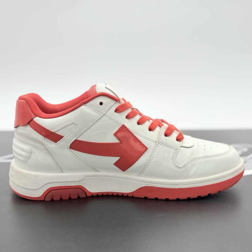 Size 42 (9 US) Off White Out of Office Patent Leather ' White Red ' | GREAT COND
