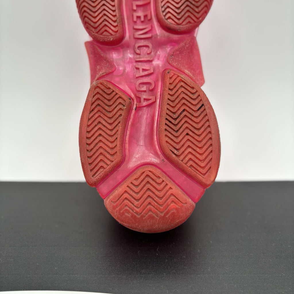 Size 41 (8 US) - Balenciaga Triple S ' Hot Pink ' | GOOD CONDITION!