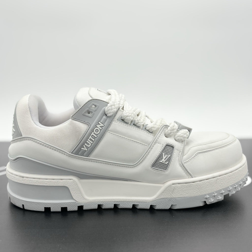 Size 10 LV (11-11.5 US) - Louis Vuitton Maxi ' White Grey ' | SUPER CLEAN!