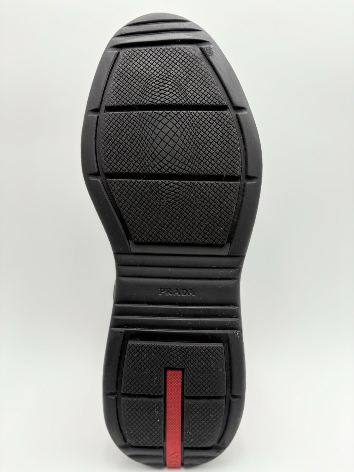 Size 10 UK (11 US) - Prada Americas Cup ' Anthracite Red ' | EXCELLENT CONDITION