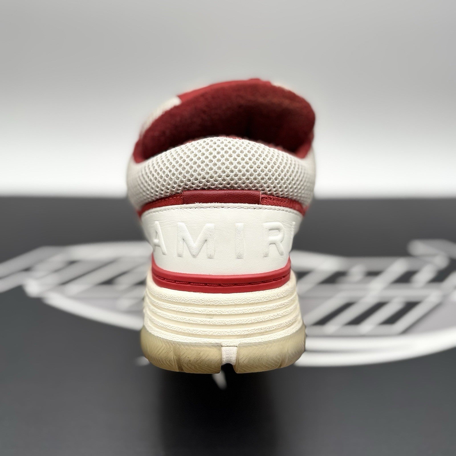 Size 42 (9 US) Amiri MA-1 ' White, Red ' | GOOD CONDITION!
